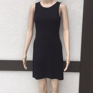 Theory Daniko Pryor dress black knit